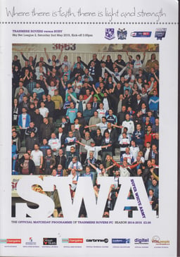 Tranmere Rovers v Bury Match Programme 2015-05-02